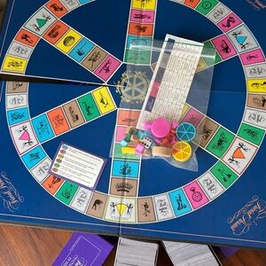 Vintage 90s Trivial Pursuit TV Edition Master Game Trivia Board Game 1991
